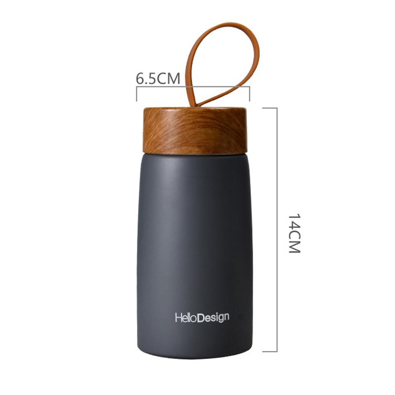 Insulated Coffee Mug 304 Stainless Steel Tumbler Water Thermos Vacuum Flask Mini Water Bottle Portable Travel Mug Thermal Cup