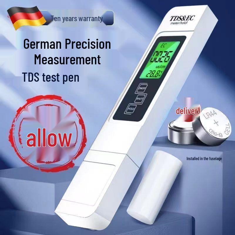 High-Precision Water Quality Detection Pen for Household Tap and Pure Water Testing