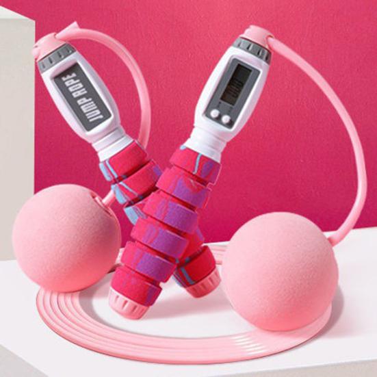Kabelloses Springseil, verdicktes massives Stahllager, professionell, verstellbar, zum Abnehmen, PVC, elektronisch zählendes Springseil, Sportartikel