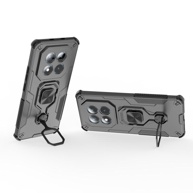 Para Xiaomi Poco M8 5G/Redmi Note 15 5G (Global) Capa de Telefone WANLONFENG PC TPU Capa Traseira Suporte com Vidro Temperado