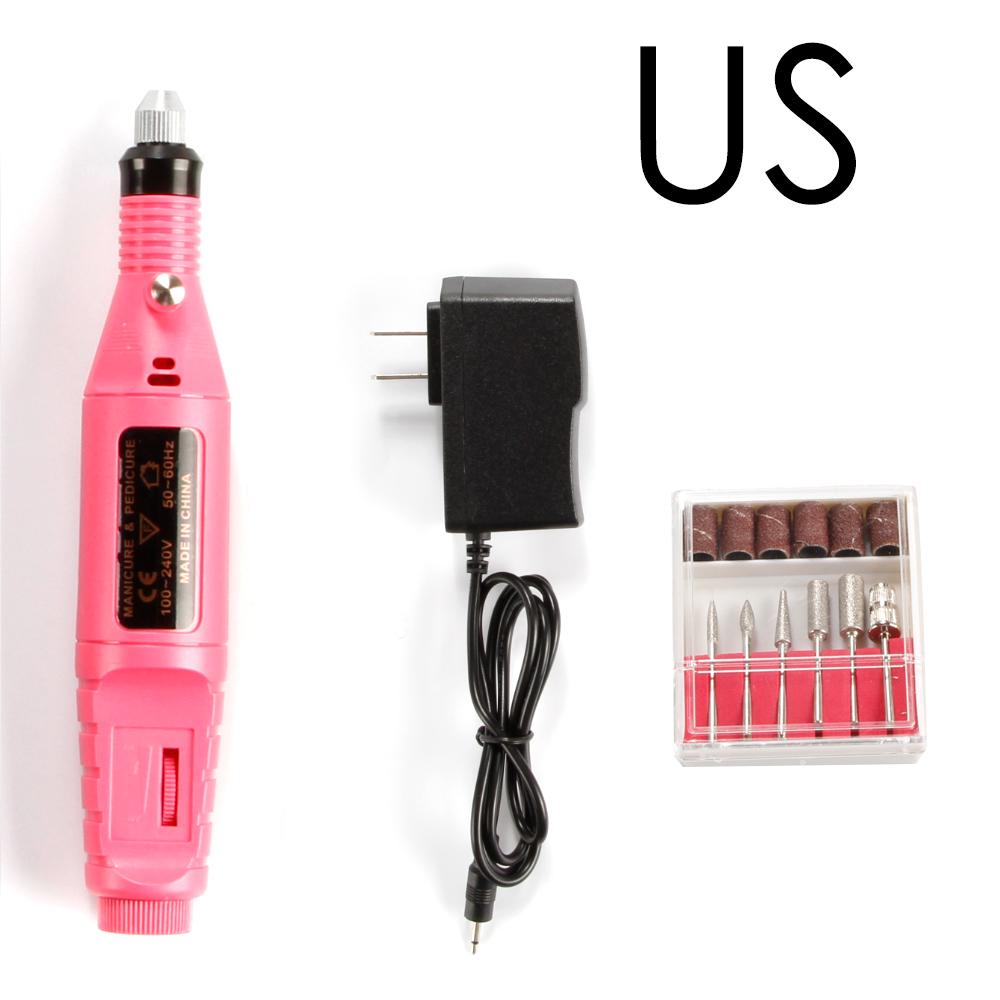 DIY Electric Nail Grinder Engraver Pen Nail Grinding Milling Mini Engraving Pen Rotary Drill Tool