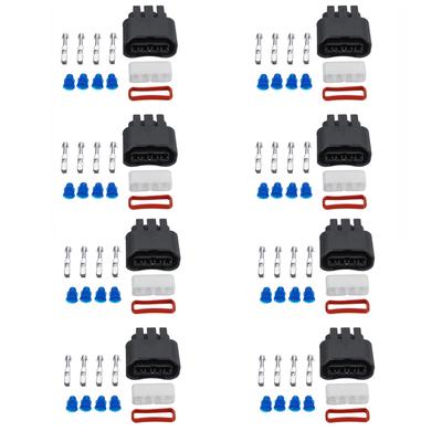 8 Pcs Ignition Coil Plug Connector Kit For 90980-11885 Toyota Lexus Camry Yaris