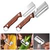 Vegetable Peeler with Ergonomic Handle, Wide Blade Stainless Steel Peeler for Potato Carrot Fruit, 3-in-1 Fruit Peeler Scallion Shredder And Bottle