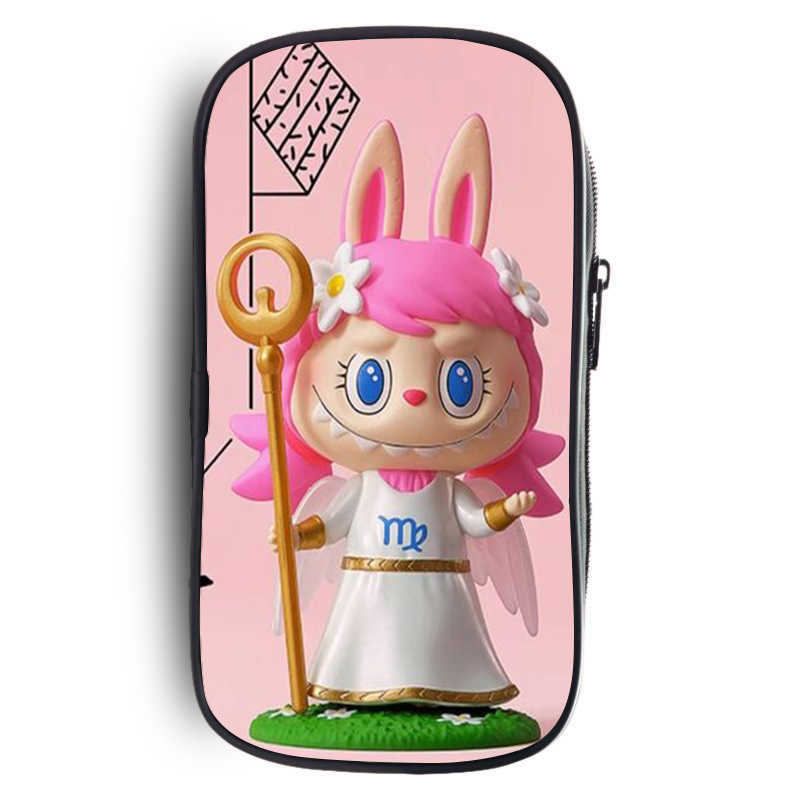 2025 Labubu Primary And Secondary School Students Cartoon Diy Printing Fashion Storage Pencil Bag
