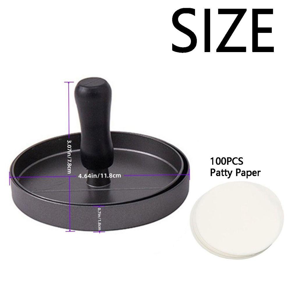 Non-Stick Hamburger Meat Press Aluminum Meat Press Patty Maker Burger Maker  Veggie Burgers