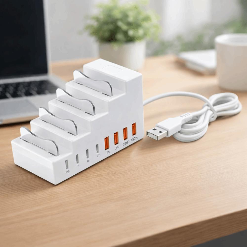 4Type C Ports Desktop Charging Power Strip 4USB Ports USB Type C Charger Laptop Charging