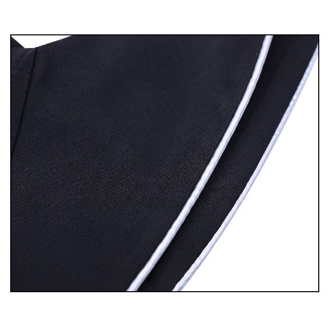 Wednesday Addams Halloween Stand Collar Long Dress Cosplay Costume for Anime Show