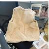 Fashion Double-Breasted Faux Mink Vest for Women, Loose Fit Vest Coat