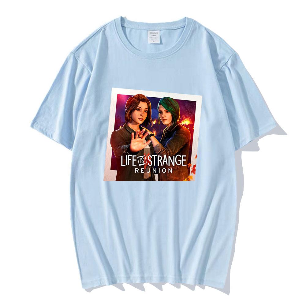 Life Is Strange: Reunion T-shirt Summer Short Sleeve Soft Male Tshirts Hot Game Fashion Design Graphic Merch Unisex Streetwear
