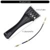 Versatile Tailpiece Electric Guitar Aluminum Alloys Bridge Violin Tailpiece for Home Practice and Concerts