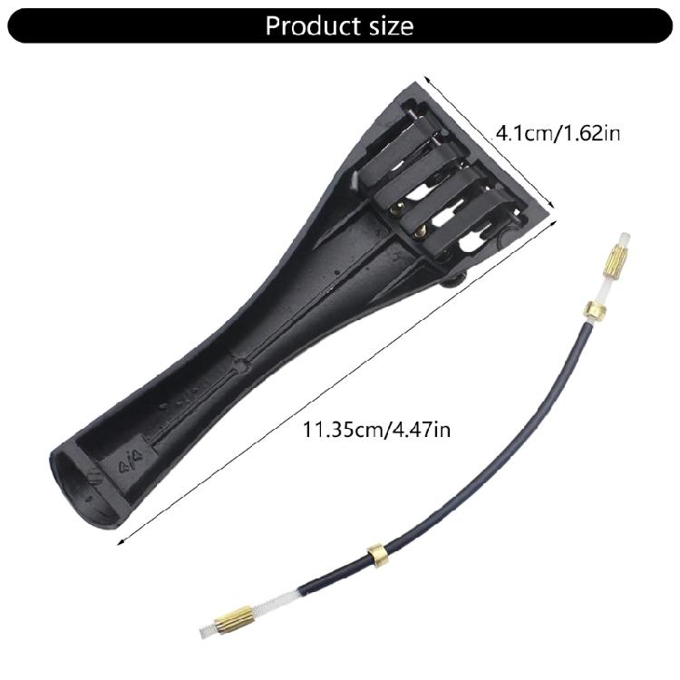 Versatile Tailpiece Electric Guitar Aluminum Alloys Bridge Violin Tailpiece for Home Practice and Concerts