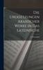 Libro Die Ubersetzungen Arabischer Werke In Das Lateinische