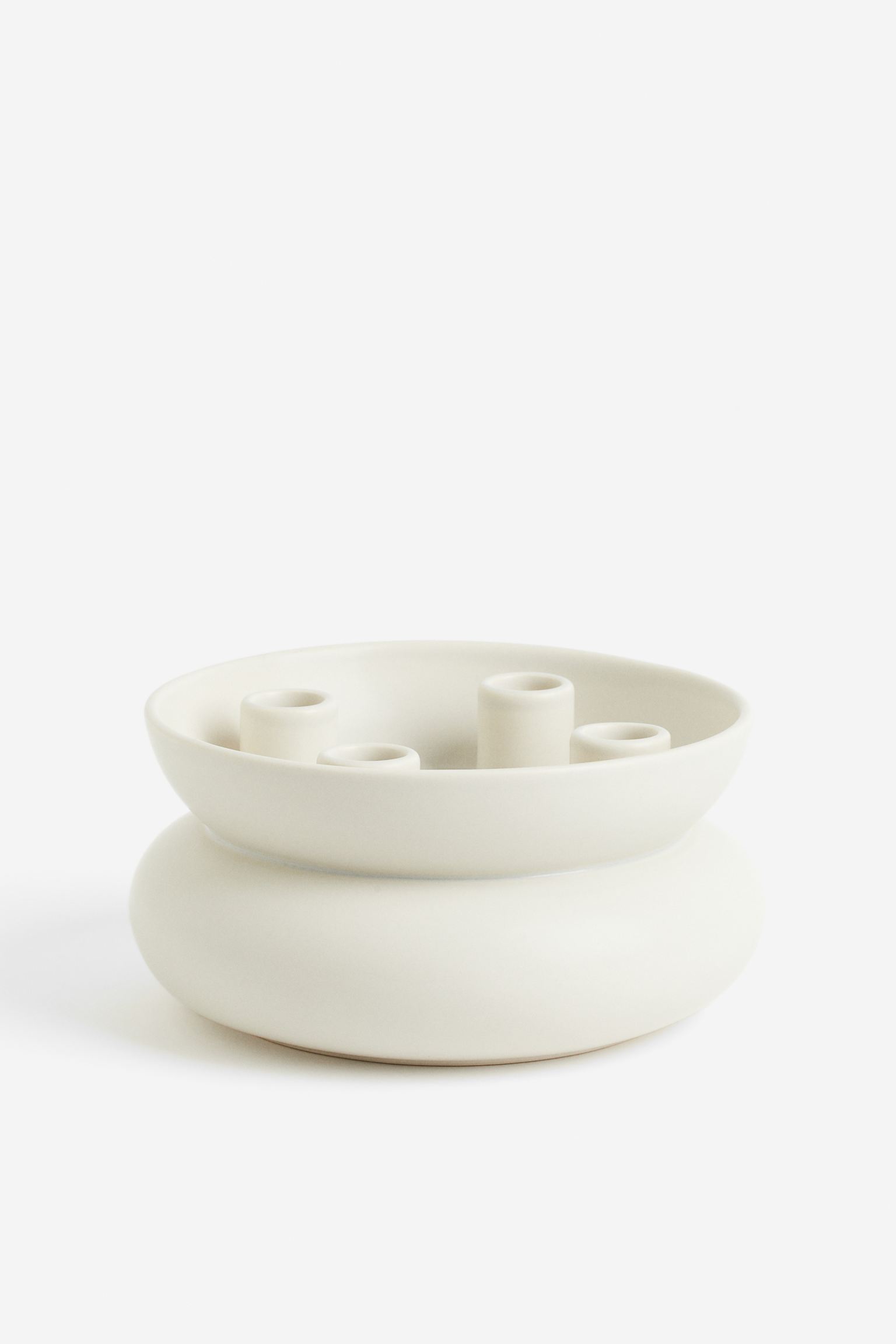 

Stoneware candle holder