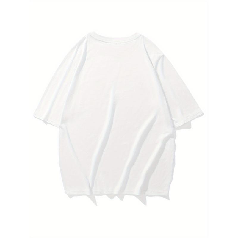 European Size Men's Fashion Trendy Short Sleeve Printed T-Shirt