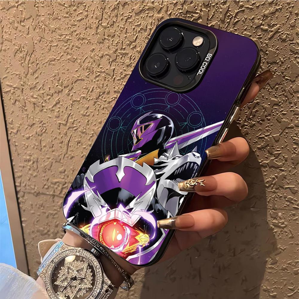 P-PowerS MMPR R-RangerS Phone Case Phone Case For iPhone 14 16 15 11 12 13 Pro Max Mini Plus Shockproof Cover