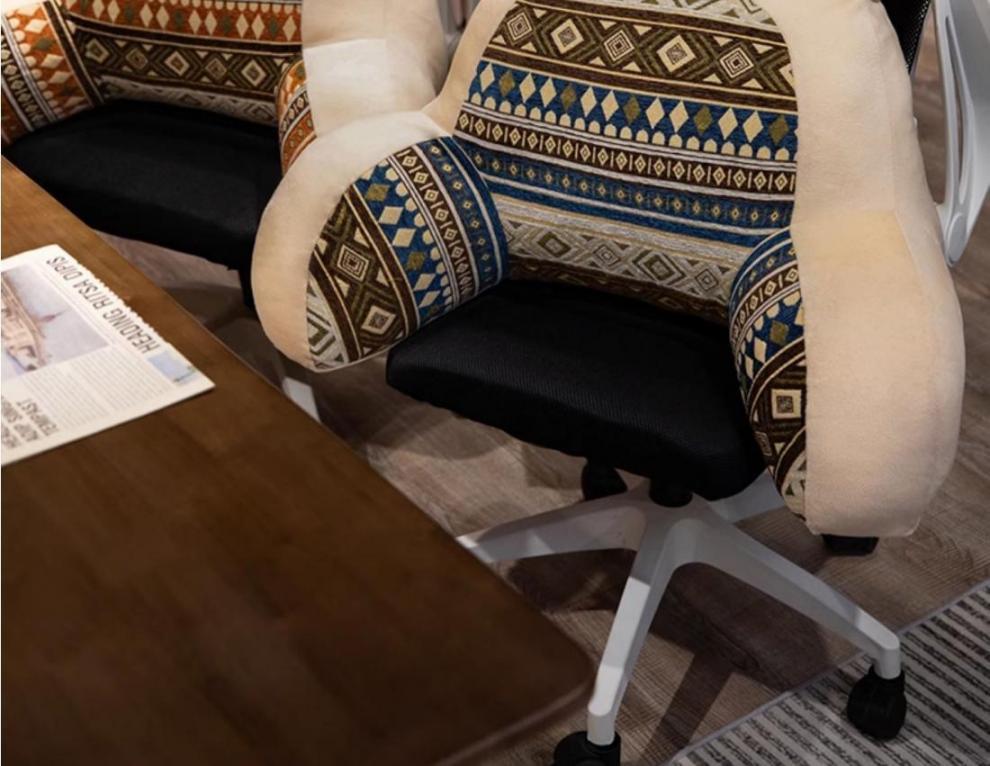 Ethnic Style Soft Bed Head Cushion Pillow – Large Backrest for Reading, Lumbar Support, Pregnancy Comfort