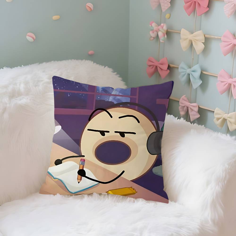 Funny AInanimate InsanityS Case Plush Fabric Soft Pillowcase Double Sided Print Cushion Cover Household Gifts