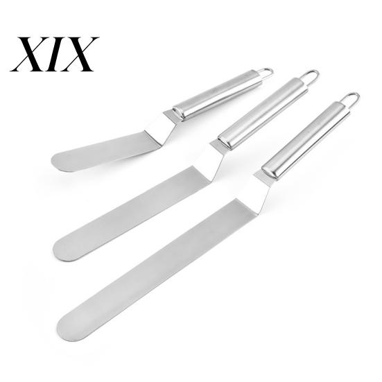 Cake Spatula Cream Labor-saving Rust-proof Stainless Steel Multi-function Scraper Baking Tool for Home