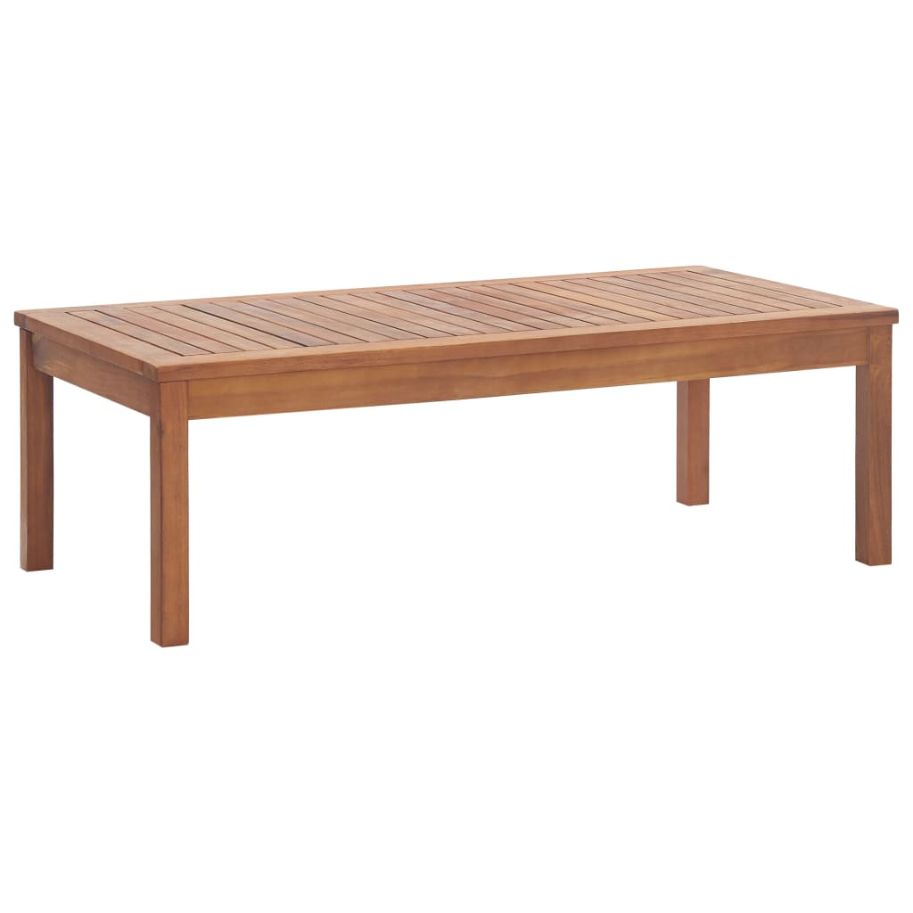 Garden Lounge Set with Cushions 4 Piece Solid Acacia Wood