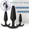 Anal Plug Soft Silicone Anal Butt Plug Stimulator Adult Sex Toys for Men/Women Prostate Massager Anal Trainer