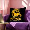 Wu TTang Clan Pillow Case Square DoubleSided Sofa Cushion Cover Bedroom Bedside Pillow