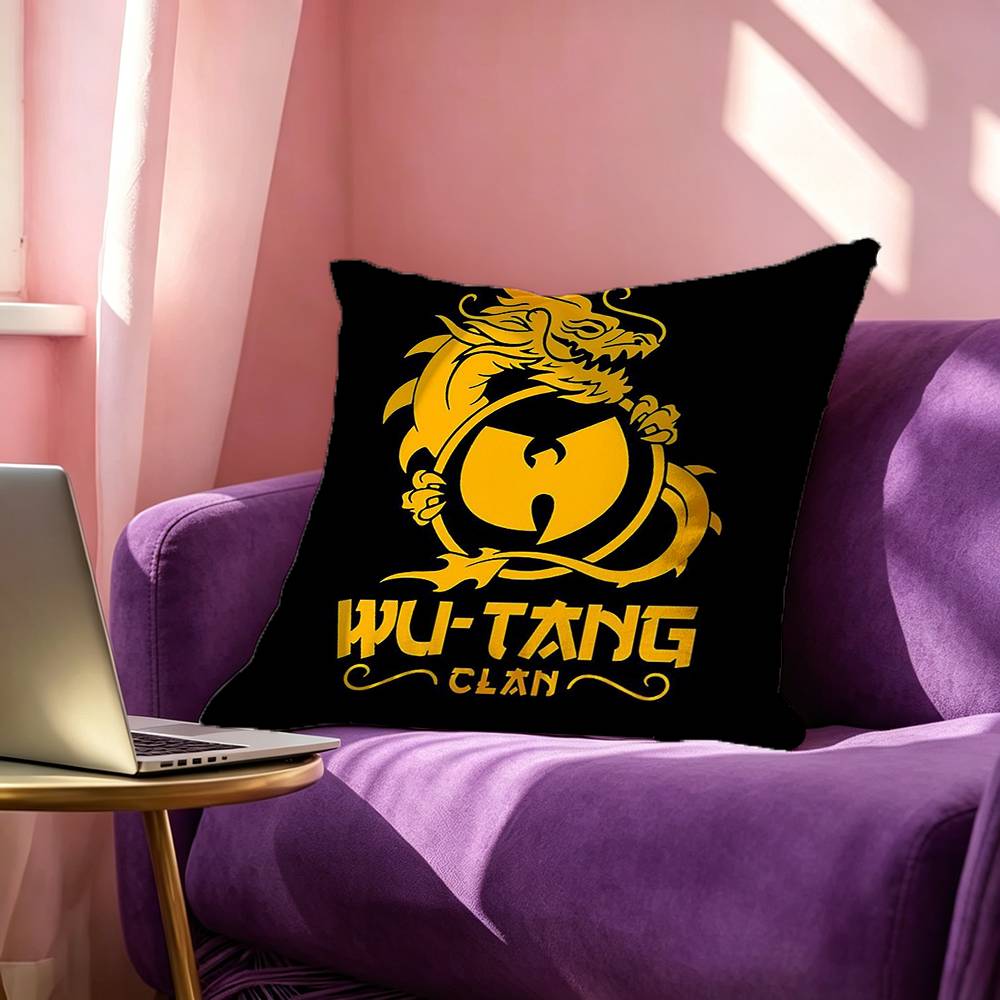 Wu TTang Clan Pillow Case Square DoubleSided Sofa Cushion Cover Bedroom Bedside Pillow