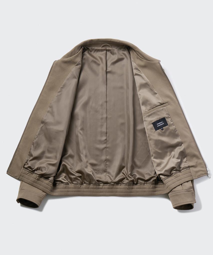 Musinsa Standard Relaxed Minimal Blouson Jacket [Light Brown]