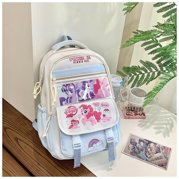 School Bag Cartoon Large Capacity, Lightweight and Cute High Value 1-5 Grade School Bag Casual Versatile Sweet Backpack