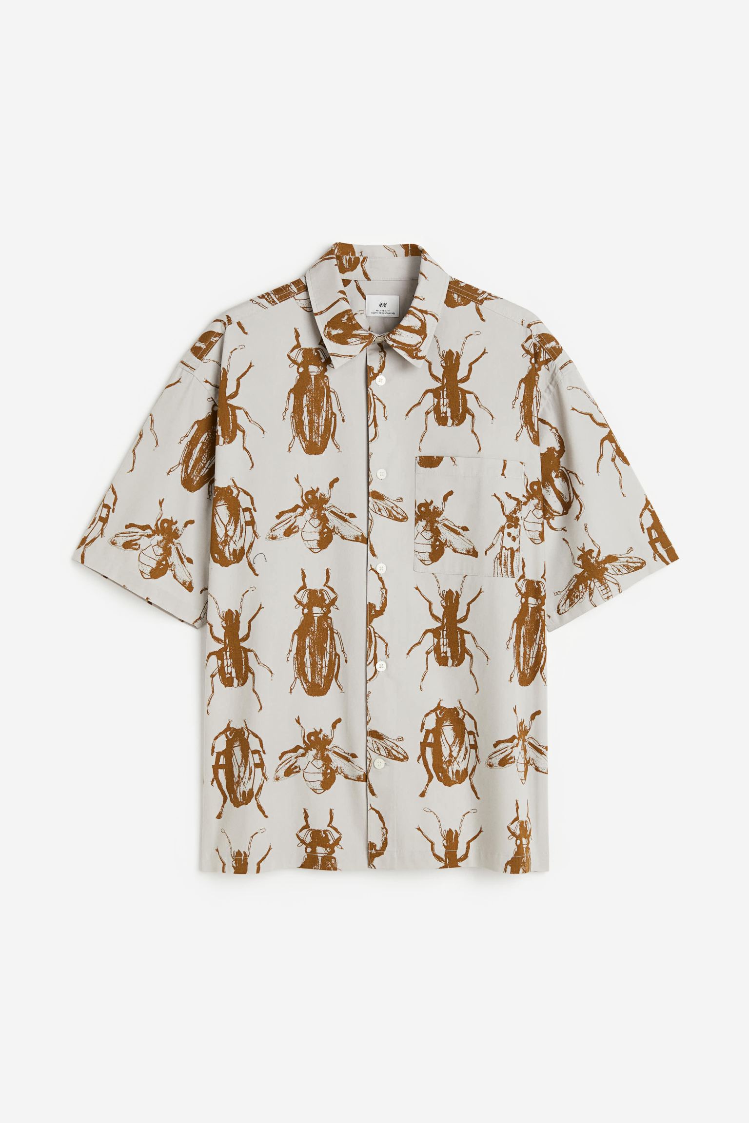 

Relaxed Fit Short-sleeved cotton shirt