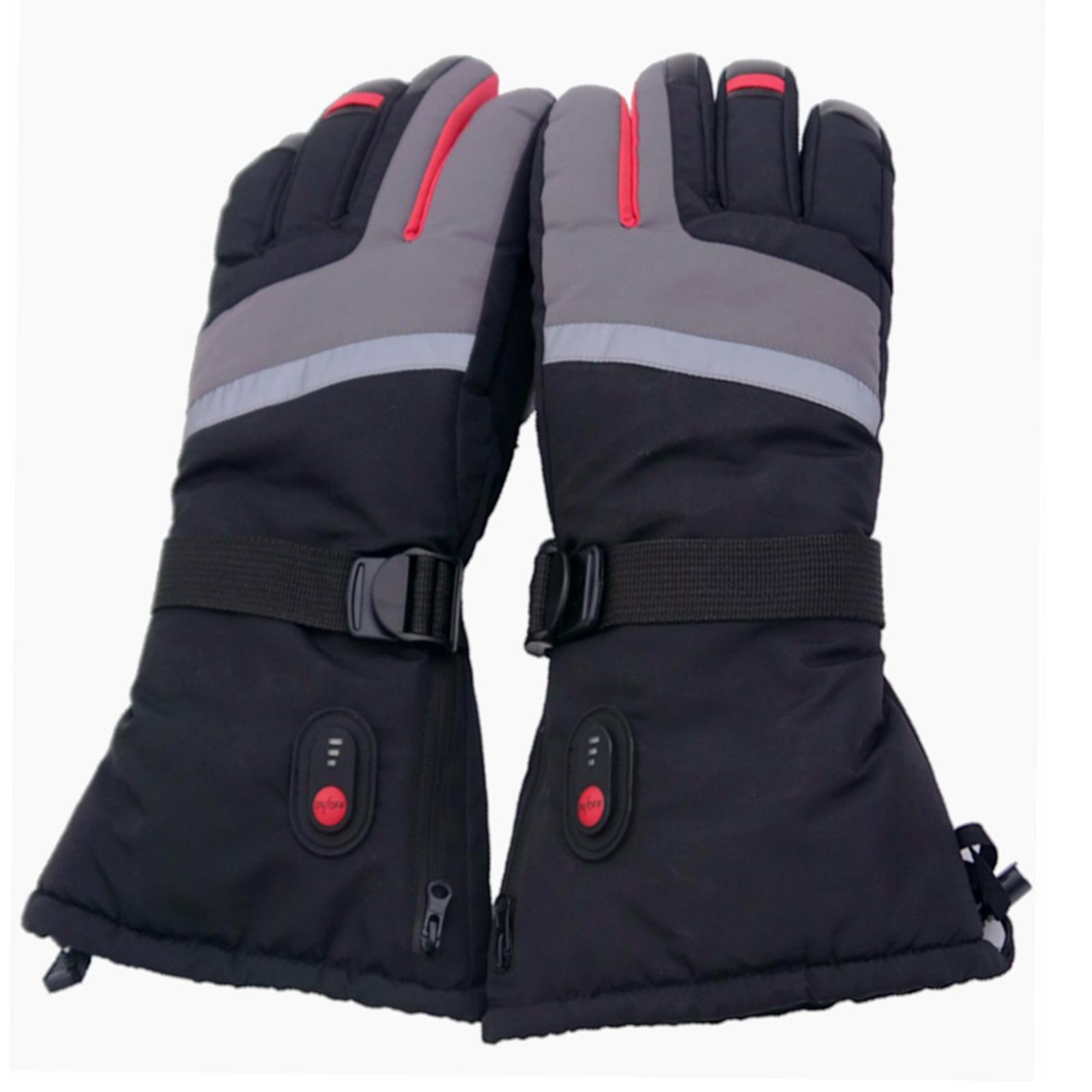 

Heated Gloves for Adult Unisex Winter Heating Gloves Electric Warm Screentouch Gloves Hand Warmers for Outdoor Activity серый