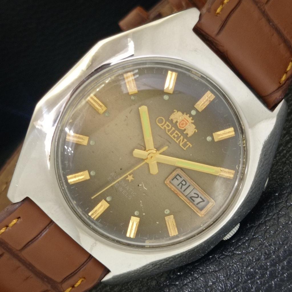 

АВТОМАТИЧЕСКИЕ ВИНТАЖНЫЕ ЧАСЫ ORIENT JAPAN 46941 МУЖСКИЕ ОРИГИНАЛЬНЫЙ ЦИФЕРБЛАТ a703364-1