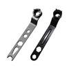 Angle Grinding Machine Spanner Set with 4Claw Heads, Thickened Carbon Steel Grinder Wrench, for Retaining Hardware Tasks
