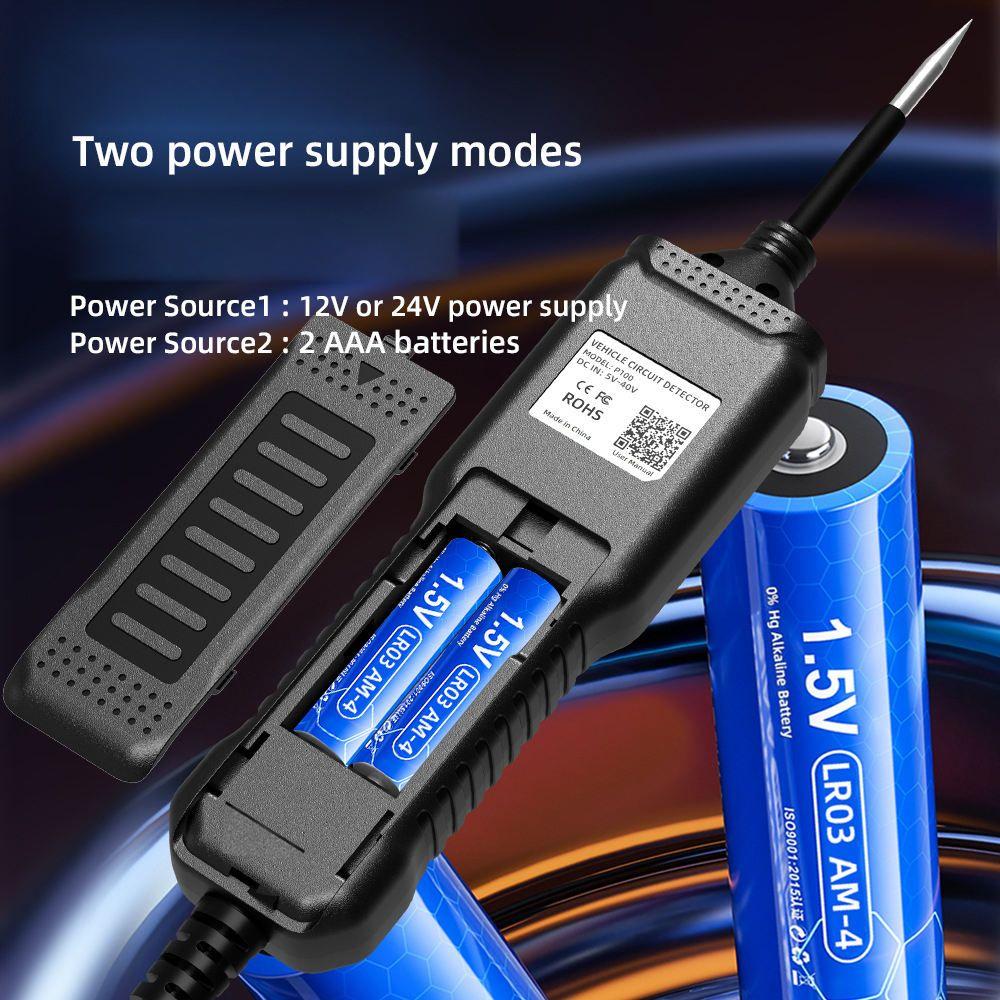 P100 Electrical System Diagnostic Tool Automotive Circuit Tester for Truck Motorcycle Tests Tool