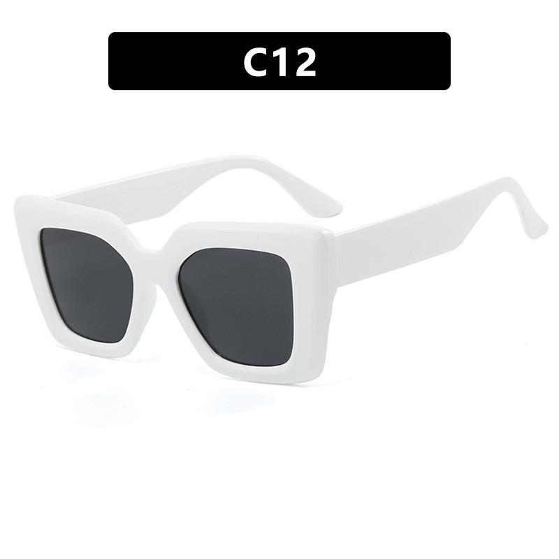 Square simple flat mirror women's new glasses frame fashion Internet celebrity ins anti-blue glasses frame