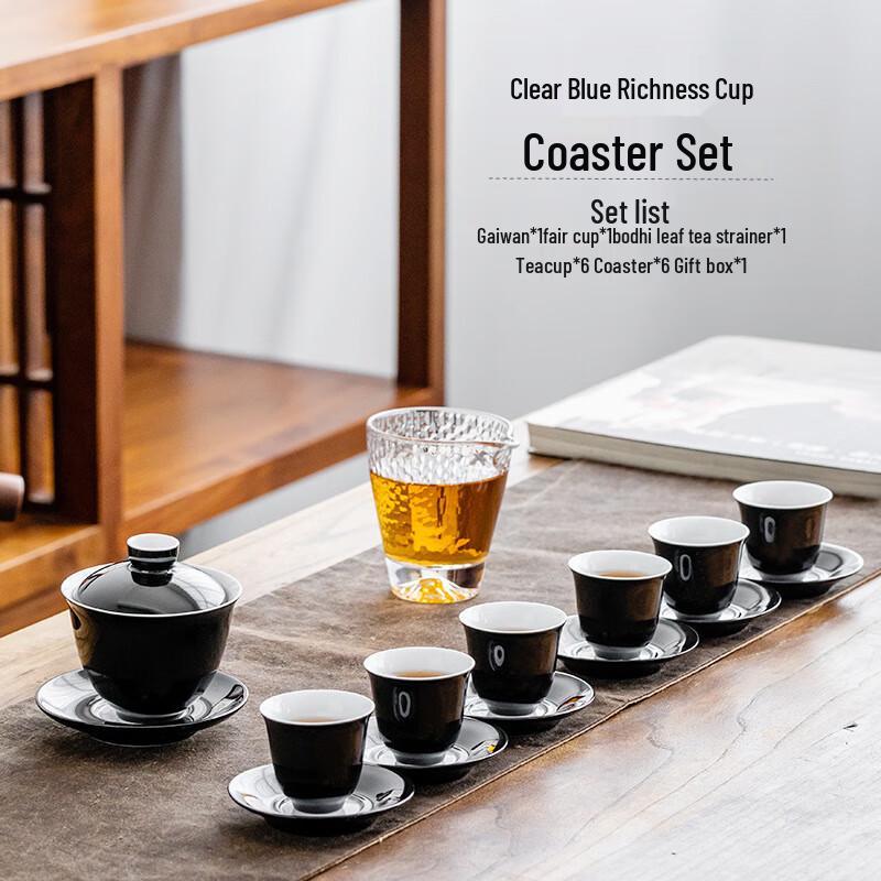 

Dehua Ceramic Gaiwan Kung Fu Tea Set