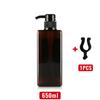Soap Dispenser Bottle Foaming Shampoo Bottle Refillable Pump Bottle Shampoo Body Wash Lotion Bottle Foam Container For Bathroom