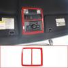 Fit For Toyota Tacoma 2016- Red ABS Front Roof Reading Light Lamp Cover Trim
