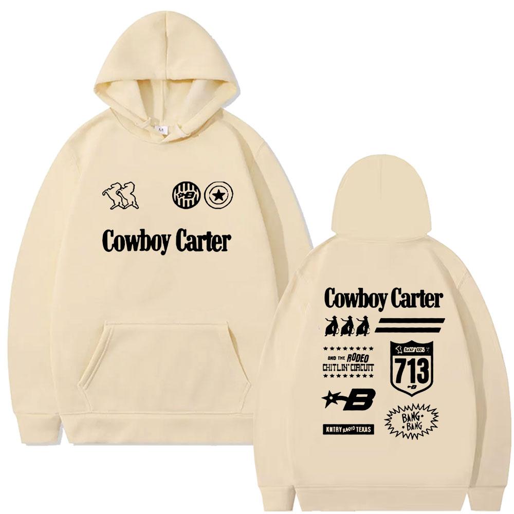 Beyonce Cowboy Carter Tour Hoodies Fan Gift Men Women Fashion Oversized Hooded Tracksuit Male Vintage Casual Hoodie