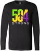 Mardi Gras 504 Strong New Orleans Pride Fat Tuesday T-Shirt