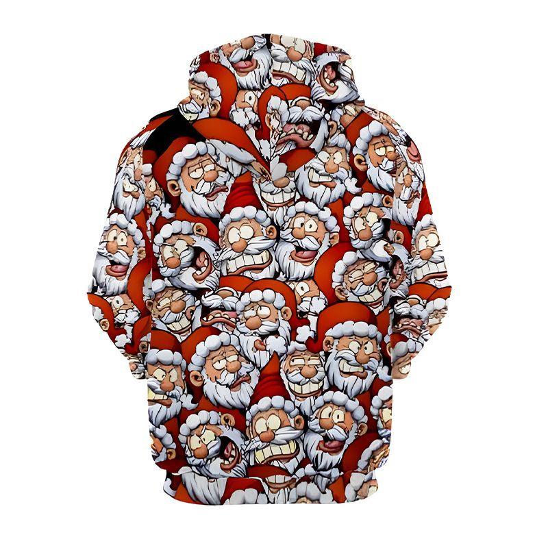 Jaro podzim Novinka Muži 3D digitální potisk Vánoce Ležérní Mikiny s dlouhým rukávem Pánské Sportovní svetry Mikiny Topy