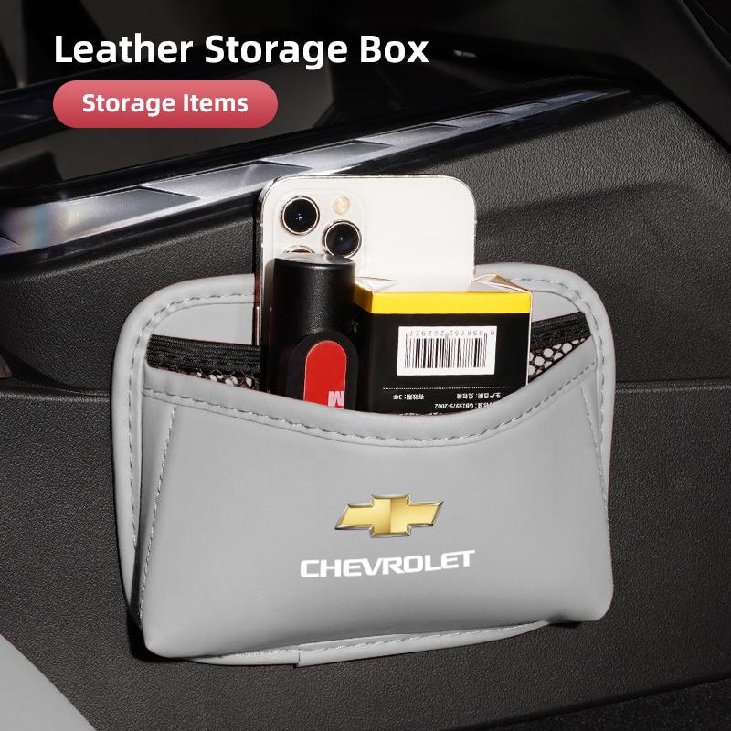 Multi-functional Car Storage Box Holder Leather Auto Door Side Case Backseat Bag For Chevrolet Spark Captiva Cruze Optra SS