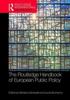 Kniha The Routledge Handbook of European Public Policy