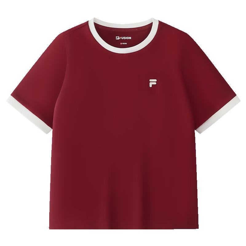FILA FUSION Women s Short Sleeve Knit Top M