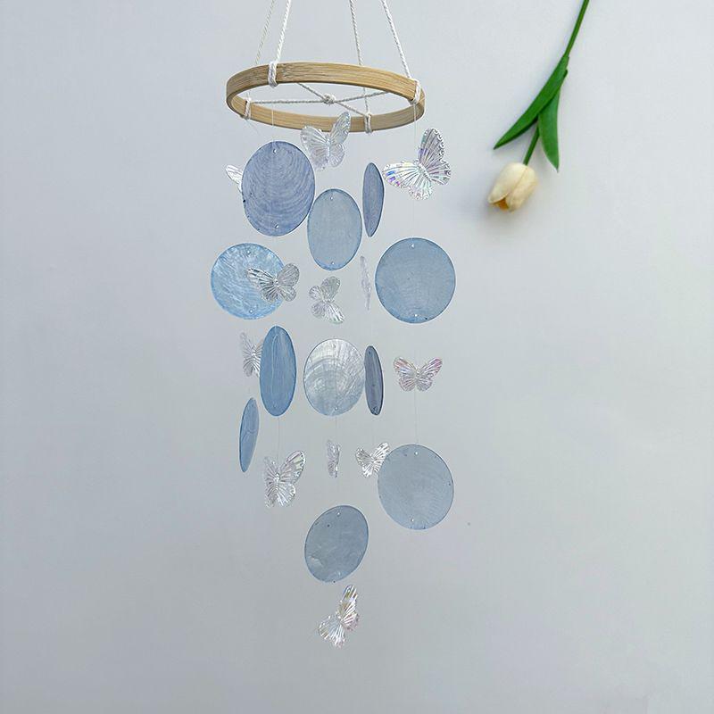 

Colorful Butterfly Seashell Wind Chime for Balcony, Shop Window, Home, or Bedroom – Perfect as a Birthday Gift for Friends