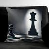 Chess Cool Cushion Cover Pillowcase Ultra Soft Skin Friendly Fabric Cloud Like Comfort & Concealed Zipper