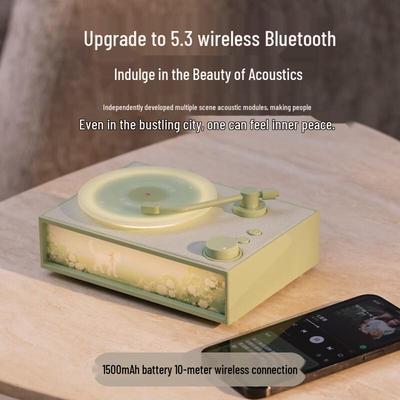 Round-X19 Rosemary Aroma Vinyl Bluetooth Karaoke Speaker CN Plug (adapter Included) (CN Version)