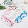 Round Children Boys Girls Computer Glasses Anti-blue Light Kids Glasses Protection Eyeglasses