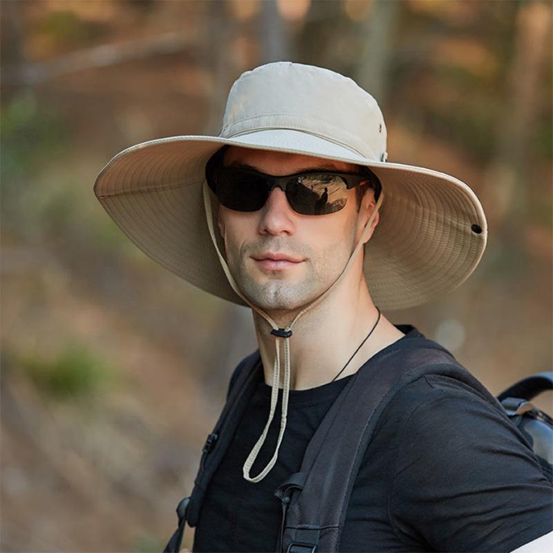 Outdoor Hat Summer Sunscreen Fisherman Hat Leisure Sun Hat Mountaineering Fishing Hat UV Protection Sun Hat