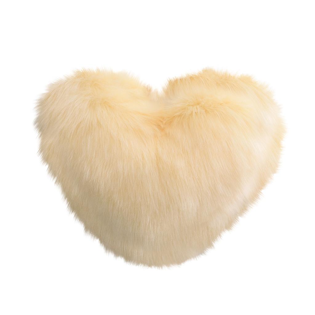 Creative Heart-Shaped Plush Throw Pillow/Cushion/Backrest With Insert/Sofa Lumbar Support