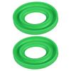 2Pcs Bobbin Holders Rings Flexible Silicone Bobbin Organizers Holders Bobbin Storage Case Sewing Thread Bobbins Case